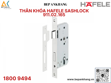 Thân khóa lưỡi gà chốt chết Hafele BS 45/85mm - 911.02.165